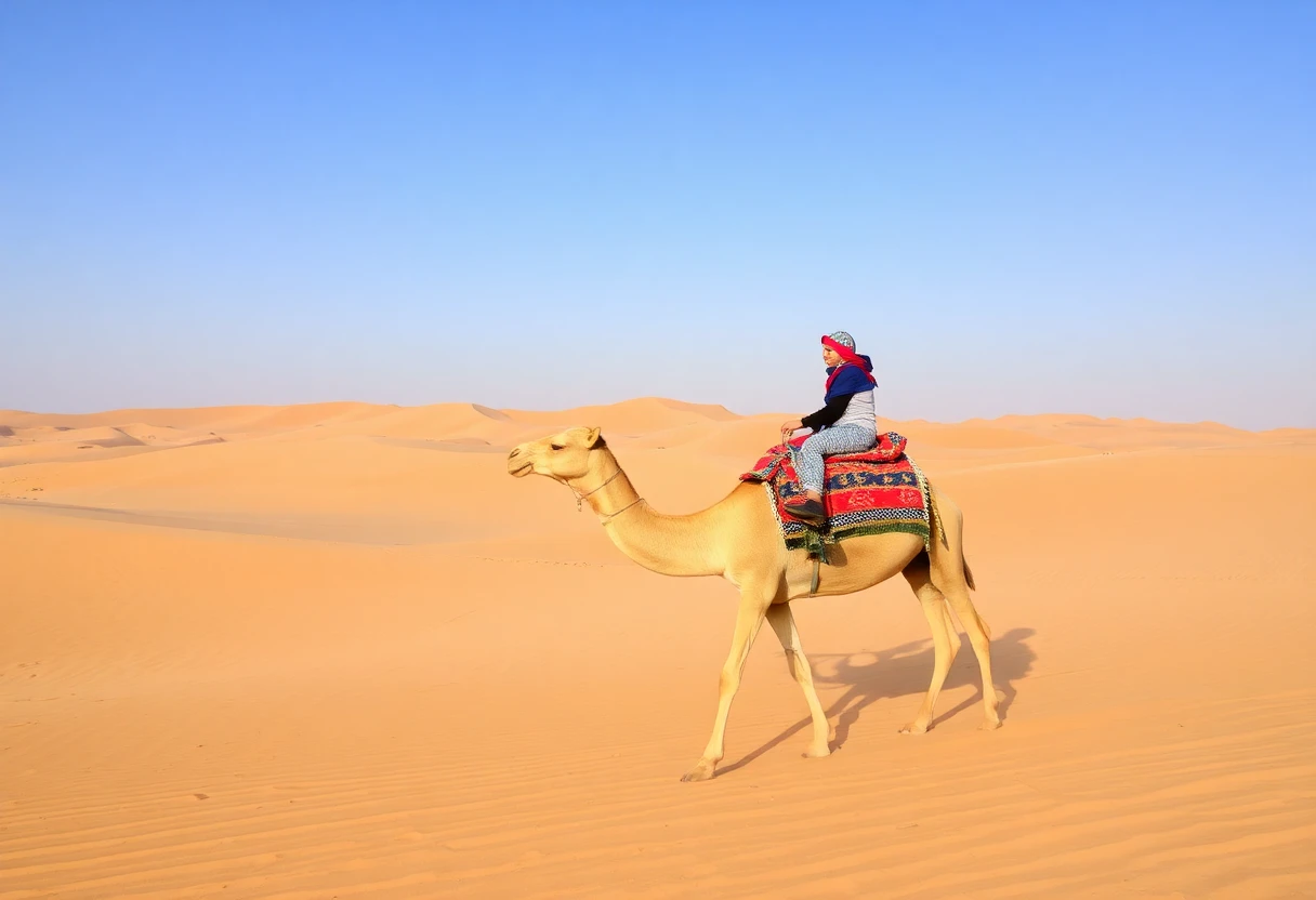 ركوب الجمال في أغادير