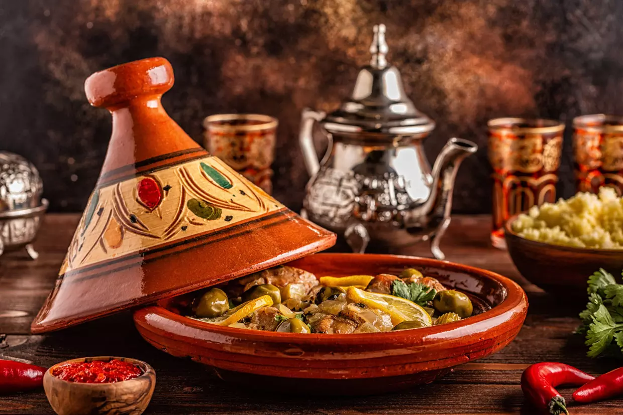 طبق الطاجين المغربي